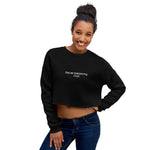 Social Distancing Club Crop Sweatshirt